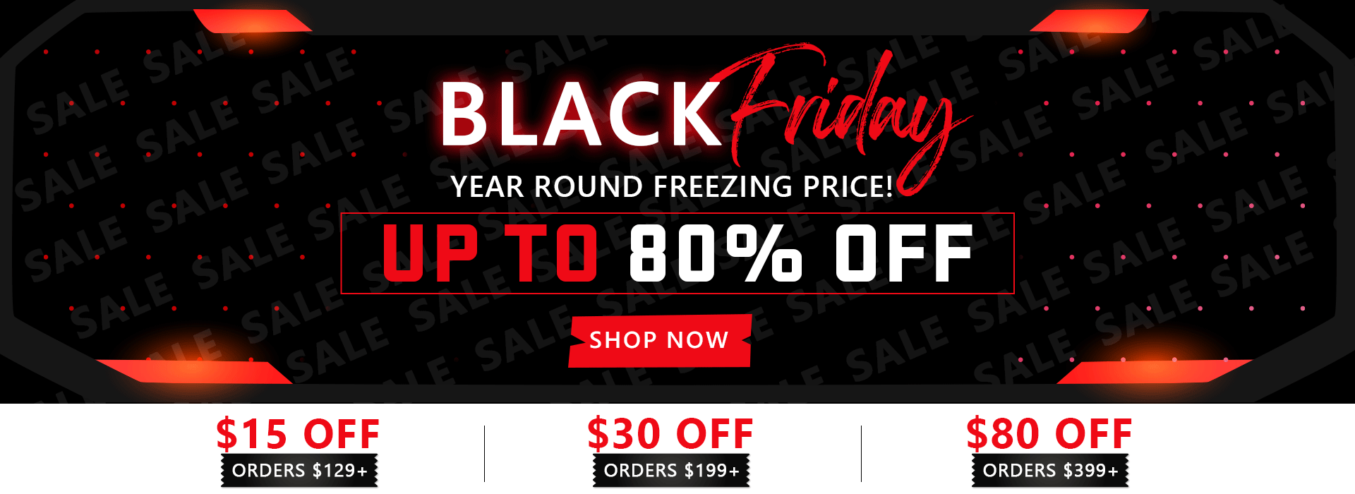 Black Friday Sale Starts now!
